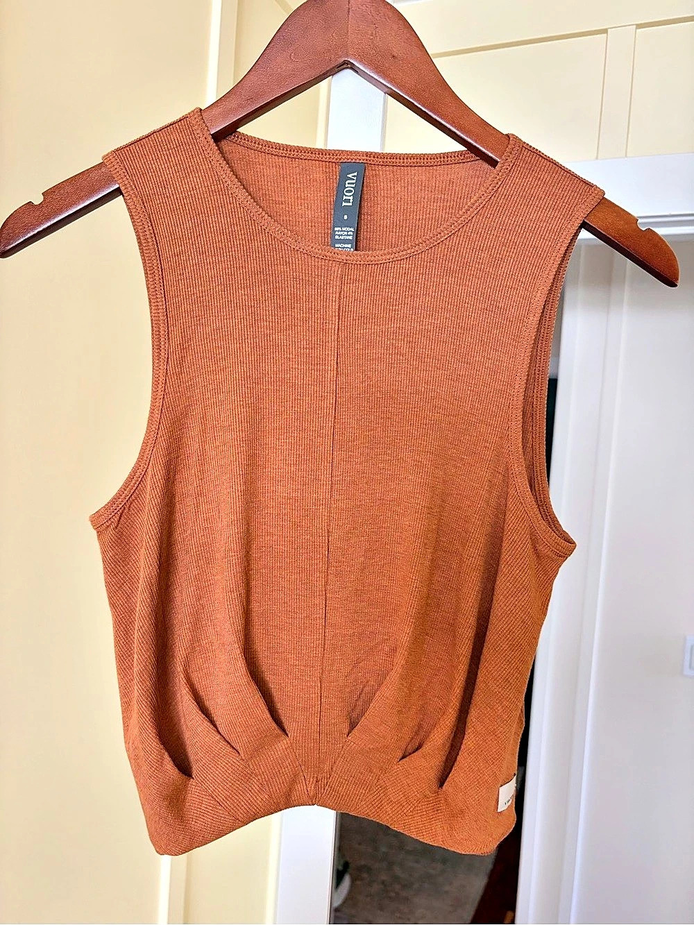 Vuori Cove High Neck Tank Ribbed Small